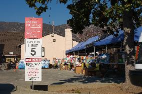 Disaster Areas Of Altadena After The Passage Of Eaton Fire - LA