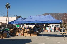 Disaster Areas Of Altadena After The Passage Of Eaton Fire - LA