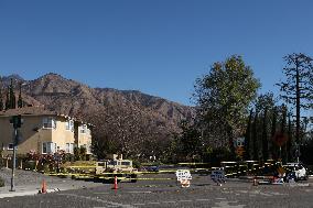 Disaster Areas Of Altadena After The Passage Of Eaton Fire - LA