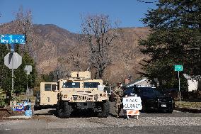 Disaster Areas Of Altadena After The Passage Of Eaton Fire - LA