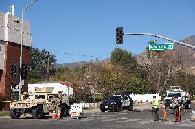 Disaster Areas Of Altadena After The Passage Of Eaton Fire - LA