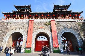 Giant Spring Festival Couplets in Nanjing