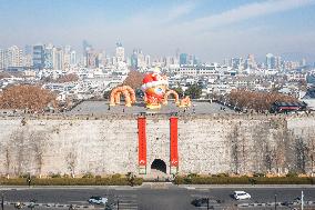 Giant Spring Festival Couplets in Nanjing