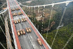 Jinzhou Bridge Load Test in Xingyi