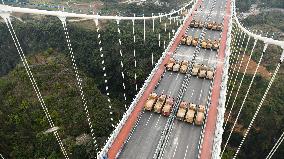 Jinzhou Bridge Load Test in Xingyi