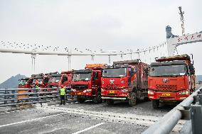 Jinzhou Bridge Load Test in Xingyi