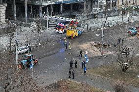 Russia attacks Kyiv with ballistic missiles