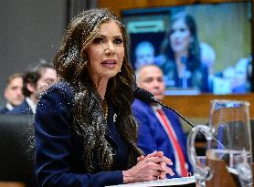 Kristi Noem Confirmation Hearing - DC