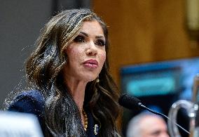 Kristi Noem Confirmation Hearing - DC