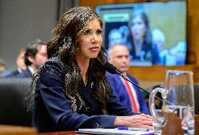 Kristi Noem Confirmation Hearing - DC
