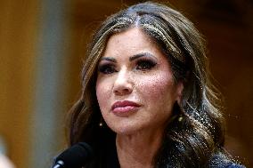 Kristi Noem Confirmation Hearing - DC