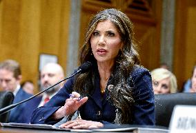 Kristi Noem Confirmation Hearing - DC