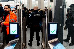 Illustration of the Parisian metro station Villejuif Gustave Roussy - Villejuif AJ