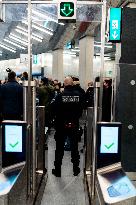 Illustration of the Parisian metro station Villejuif Gustave Roussy - Villejuif AJ