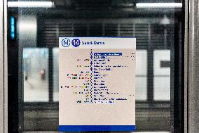 Illustration of the Parisian metro station Villejuif Gustave Roussy - Villejuif AJ