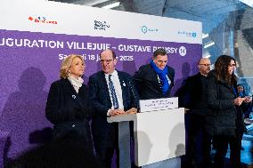 Opening of the Villejuif metro stop - Gustave Roussy - Villejuif AJ