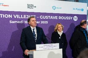 Opening of the Villejuif metro stop - Gustave Roussy - Villejuif AJ