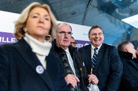 Opening of the Villejuif metro stop - Gustave Roussy - Villejuif AJ