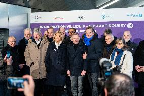 Opening of the Villejuif metro stop - Gustave Roussy - Villejuif AJ