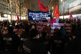 Protesters Against Far-right Alternative Für Deutschland (AfD) Party