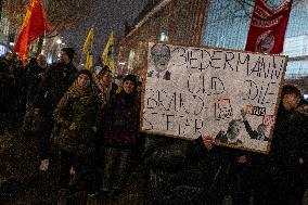 Protesters Against Far-right Alternative Für Deutschland (AfD) Party