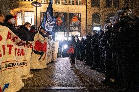 Protesters Against Far-right Alternative Für Deutschland (AfD) Party