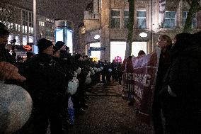 Protesters Against Far-right Alternative Für Deutschland (AfD) Party