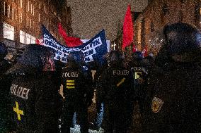 Protesters Against Far-right Alternative Für Deutschland (AfD) Party