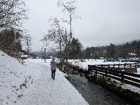 Winter Landscape In Bavaria