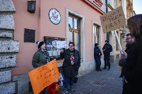 Anti Trump Pople's March Demonstration In Poland