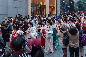 Hanfu Parade in Chongqing