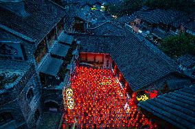 Chinese Lunar New Year Celebration in Chongqing