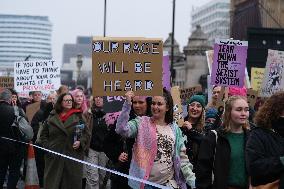 Women's March Held In London