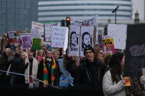 Women's March Held In London