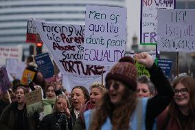 Women's March Held In London