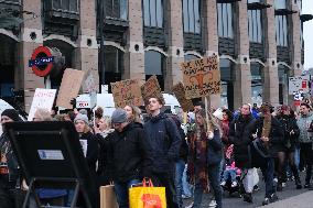 Women's March Held In London