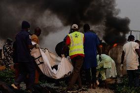 Over 70 People Lost Their Lives In Petrol Tanker Fire In Dikko, Nigeri State Nigeria