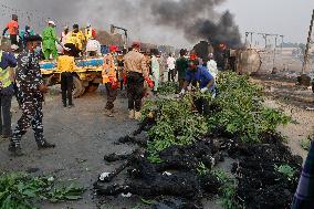 Over 70 People Lost Their Lives In Petrol Tanker Fire In Dikko, Nigeri State Nigeria