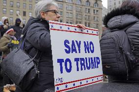 Anti-Trump rally in Washington