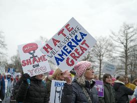 Anti-Trump rally in Washington
