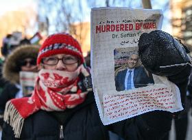 Pro-Palestinian Protest In Edmonton