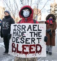 Pro-Palestinian Protest In Edmonton