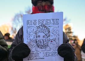 Pro-Palestinian Protest In Edmonton