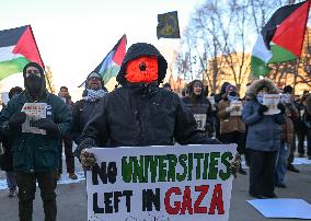 Pro-Palestinian Protest In Edmonton