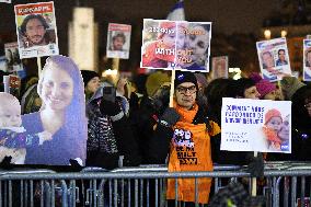 Rally In Support To The Hostages Held By Hamas - Paris