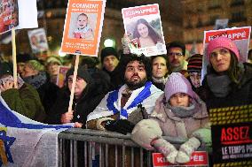 Rally In Support To The Hostages Held By Hamas - Paris