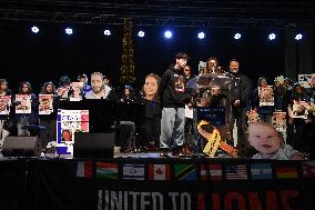 Rally In Support To The Hostages Held By Hamas - Paris