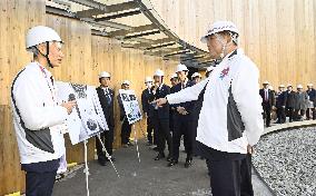 Japan PM Ishiba visits World Expo site