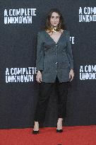 A Complete Unknown Premiere in Rome - Italy