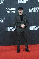 A Complete Unknown Premiere in Rome - Italy